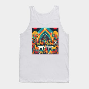 Animal Christmas Tank Top